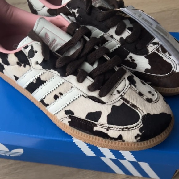 adidas Shoes - Adidas Cow Print Samba OG Sneakers
